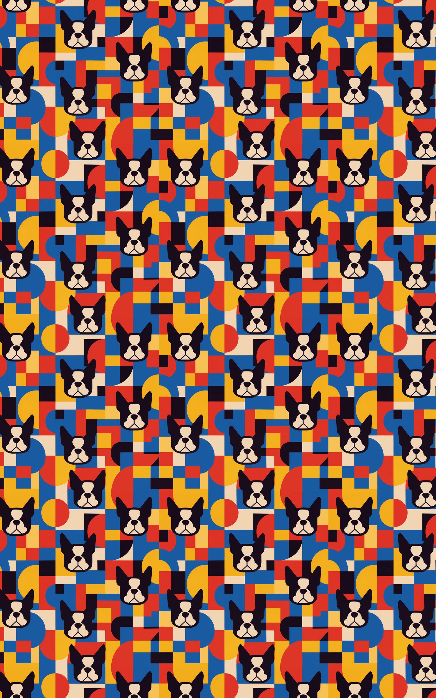 Boston Terrier Bauhaus