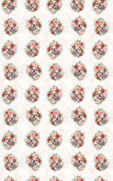 Botanical Bulldog Bouquets - London Penny Gift Wrap