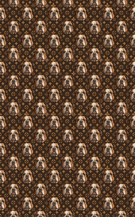 Boujee Bulldogs - London Penny Gift Wrap