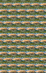 Boulder Flatirons Gold - London Penny Gift Wrap
