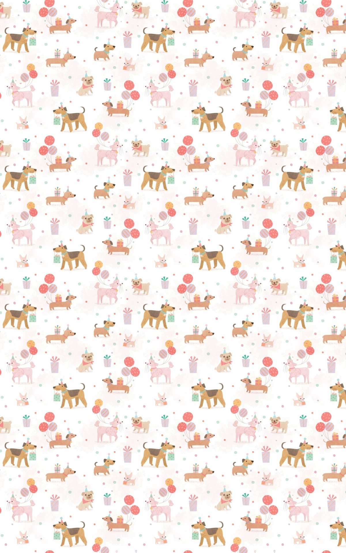 Bow-Wow Birthday Party - London Penny Gift Wrap