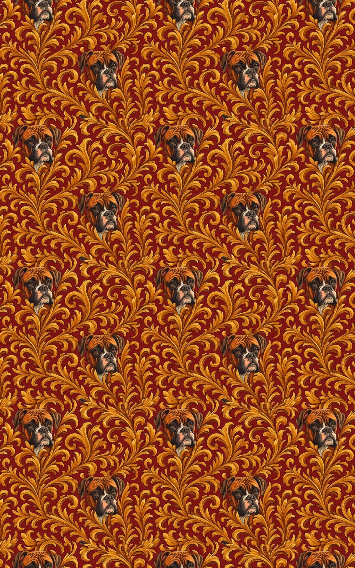 Boxer Baroque Burst - London Penny Gift Wrap