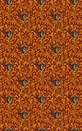 Boxer Baroque Burst - London Penny Gift Wrap