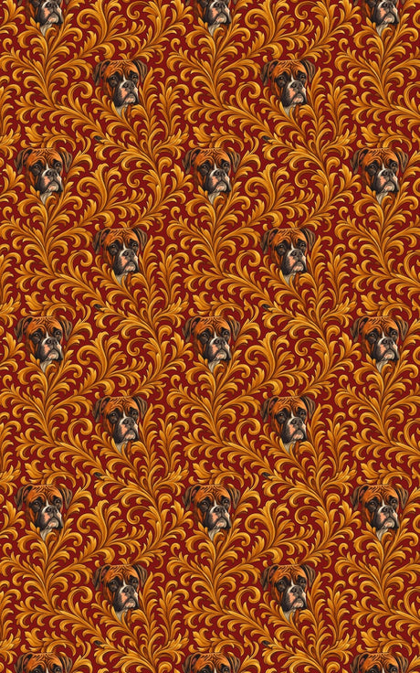 Boxer Baroque Burst - London Penny Gift Wrap