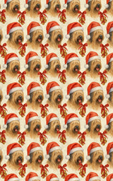 Tidings Beneath Tasseled Curls - London Penny Gift Wrap
