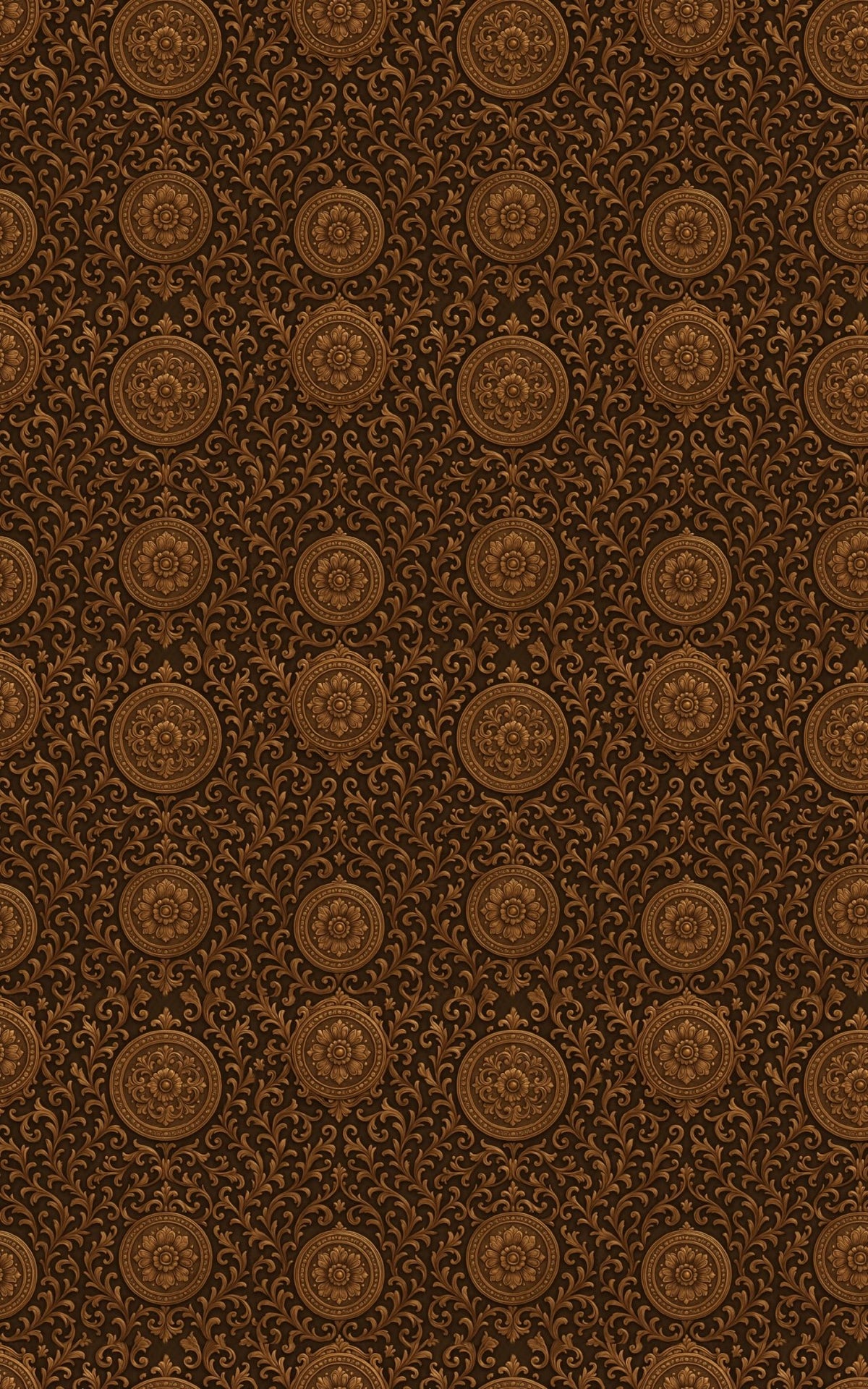 Bronze Opulence Medallions - London Penny Gift Wrap