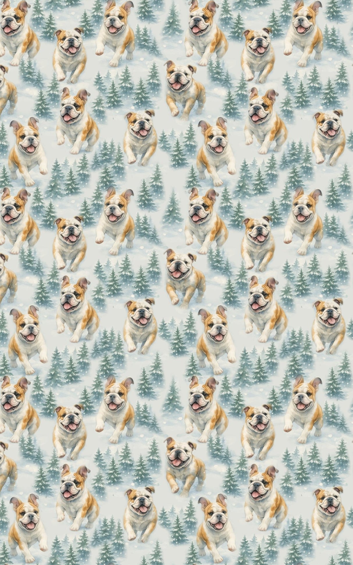 Winter Woof Trail - London Penny Gift Wrap