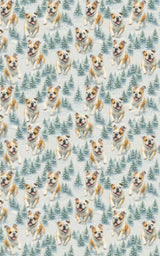 Winter Woof Trail - London Penny Gift Wrap