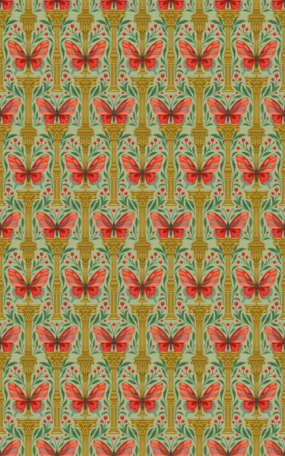 Butterfly Balustrade - London Penny Gift Wrap
