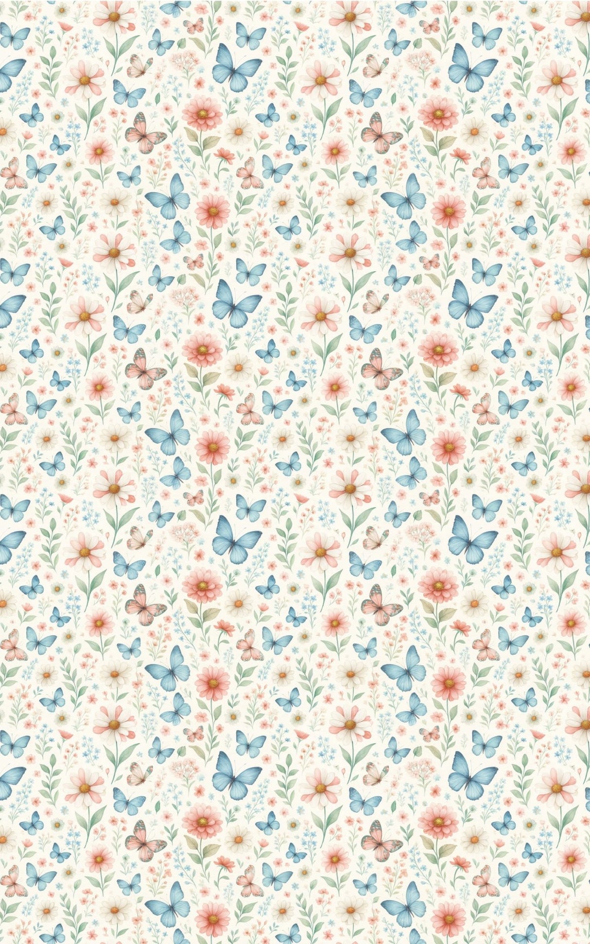 Butterfly Meadow Dance - London Penny Gift Wrap