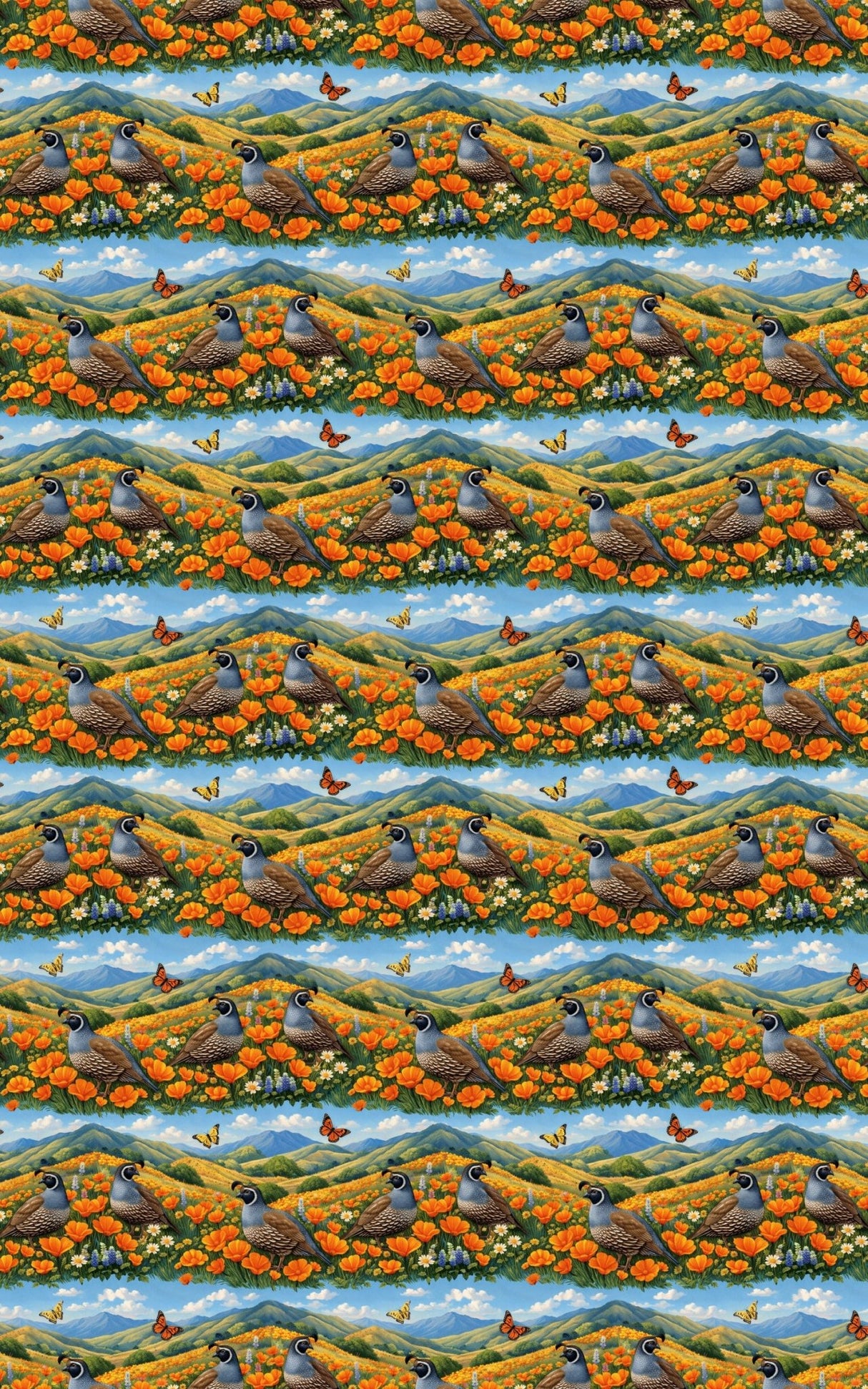 California Flora & Fauna - London Penny Gift Wrap