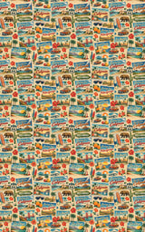 California Postcard Memories - London Penny Gift Wrap