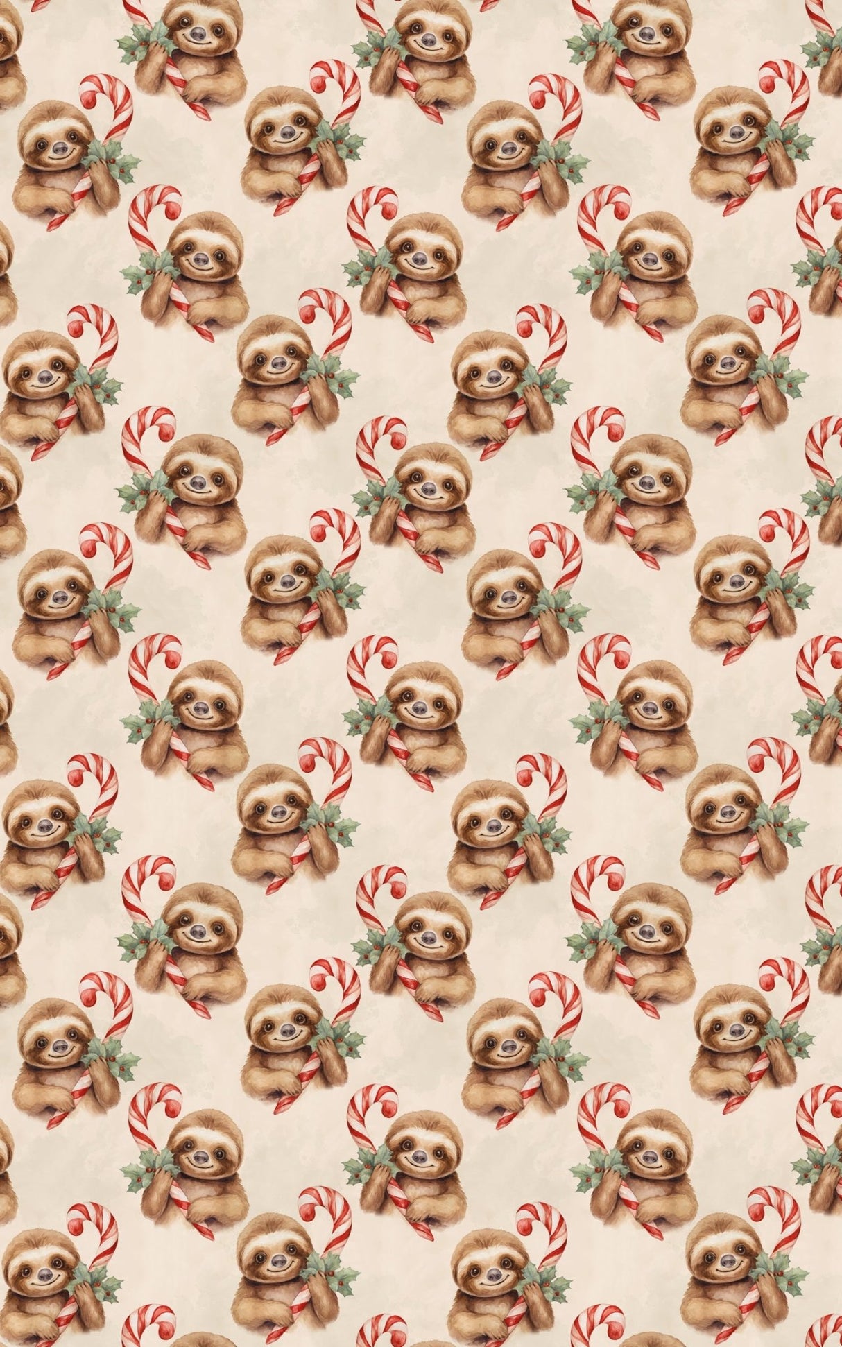 Candy Cane Cuddles - London Penny Gift Wrap