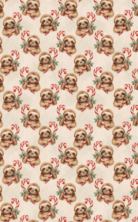 Candy Cane Cuddles - London Penny Gift Wrap