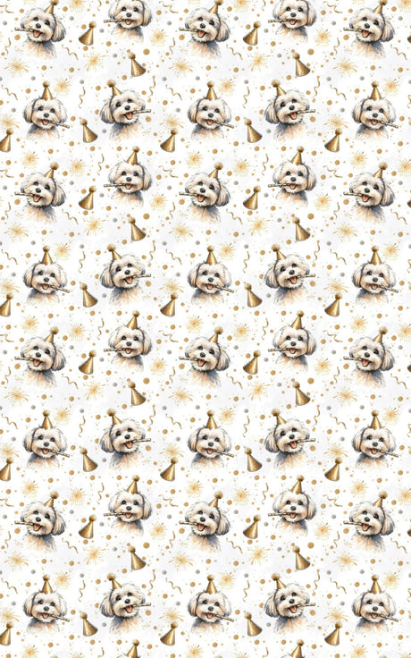 Canine Celebration Icons - London Penny Gift Wrap