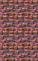Cape Coral Canal Calm - London Penny Gift Wrap