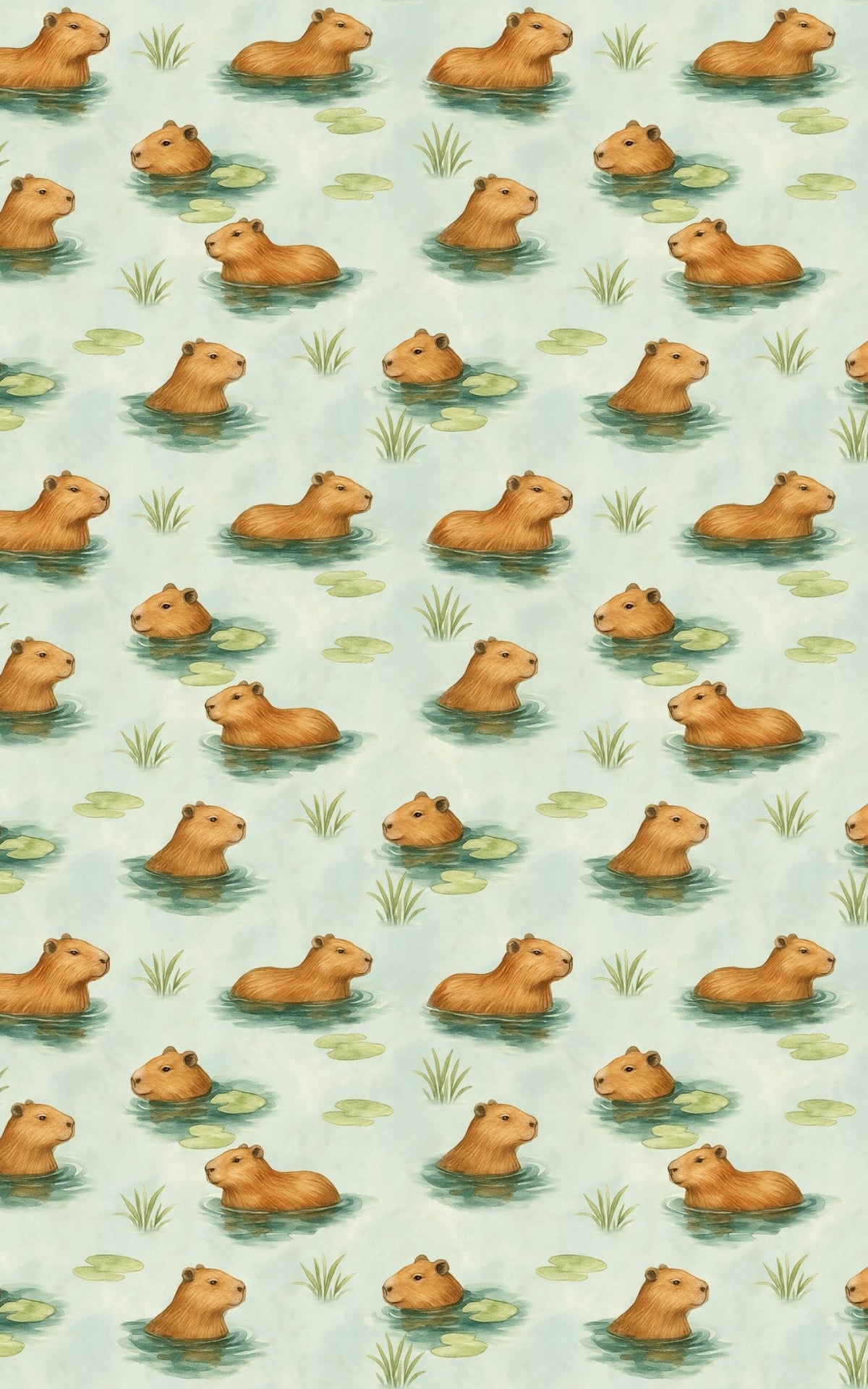 Capybara Serenity - London Penny Gift Wrap