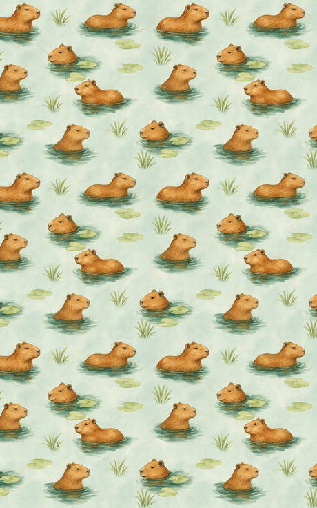 Capybara Serenity - London Penny Gift Wrap