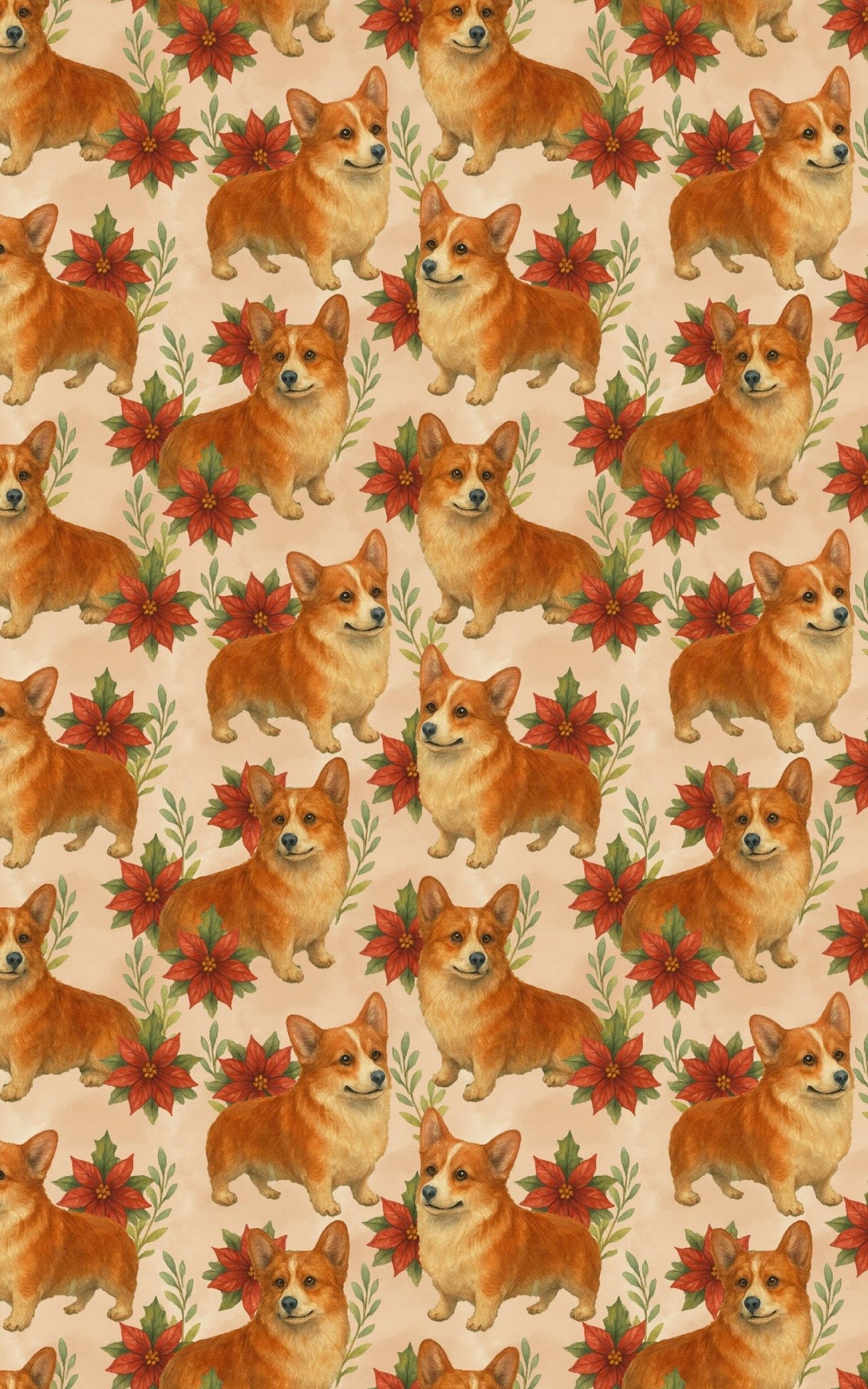 Merry Tails and Winter Trails - London Penny Gift Wrap