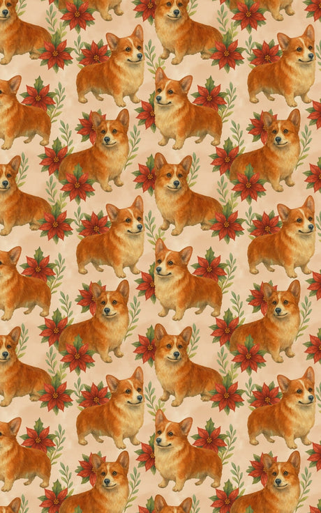 Merry Tails and Winter Trails - London Penny Gift Wrap