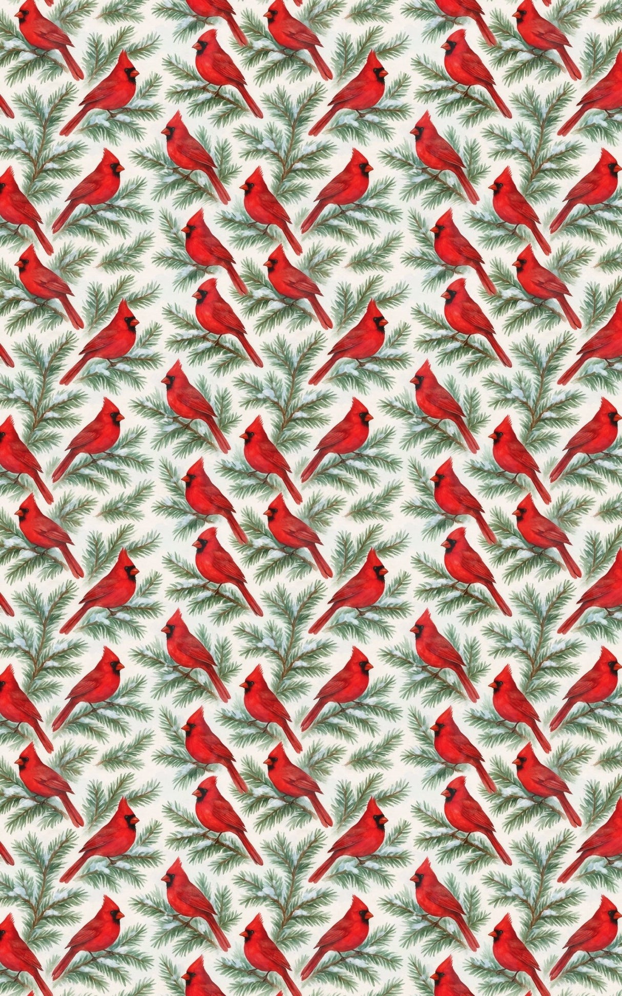 Snow-Kissed Cardinals - London Penny Gift Wrap