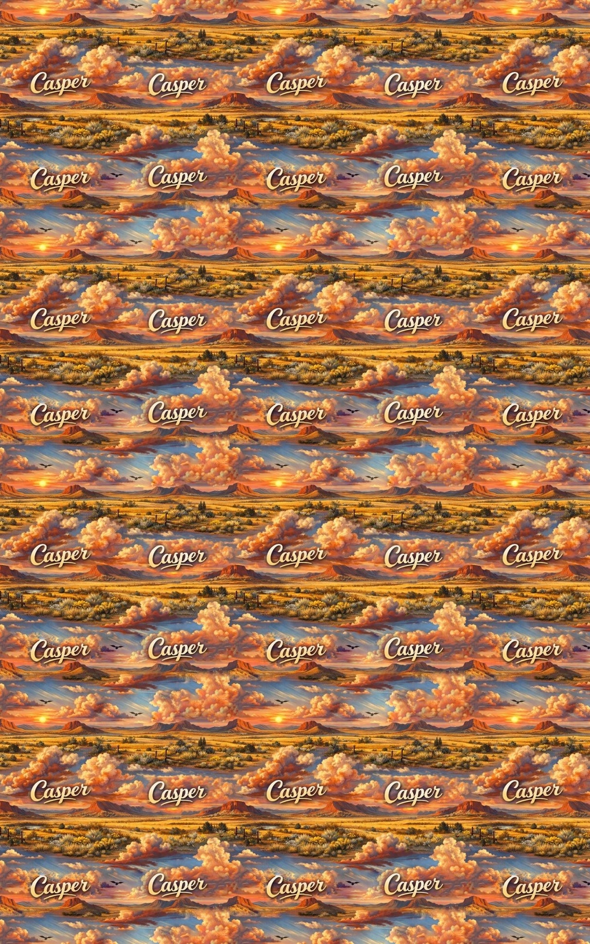Casper Wyoming Wind Glow - London Penny Gift Wrap