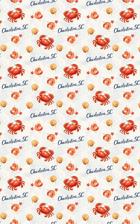 Charleston, SC - London Penny Gift Wrap