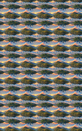 Charleston WV Mountain River - London Penny Gift Wrap