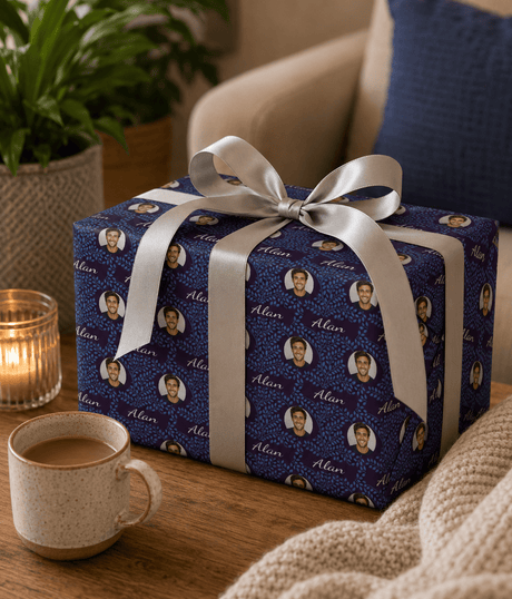 Personalized Rustic Vines Wrapping Paper | Custom Gift Wrap - London Penny Gift Wrap