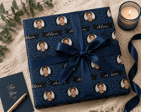 Personalized Rustic Vines Wrapping Paper | Custom Gift Wrap - London Penny Gift Wrap