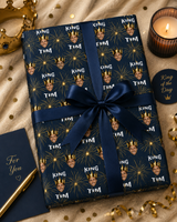 Personalized King/Queen Wrapping Paper | Custom Gift Wrap