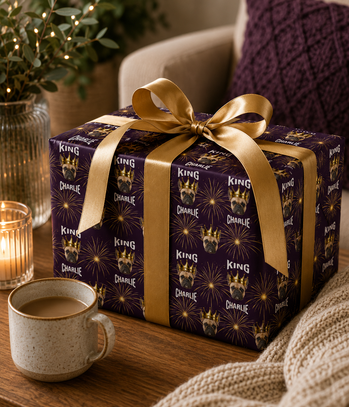 Personalized King/Queen Wrapping Paper | Custom Gift Wrap