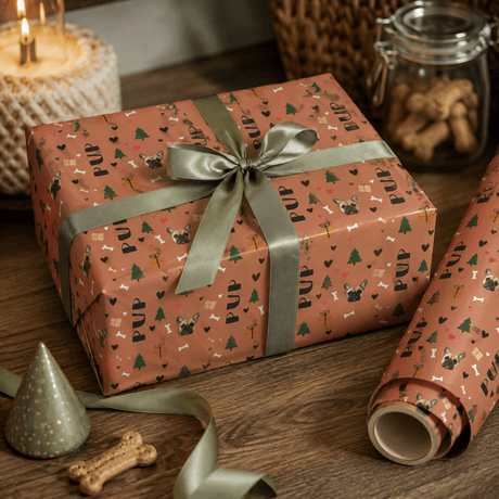 Personalized Holiday Pals Wrapping Paper | Custom Gift Wrap - London Penny Gift Wrap