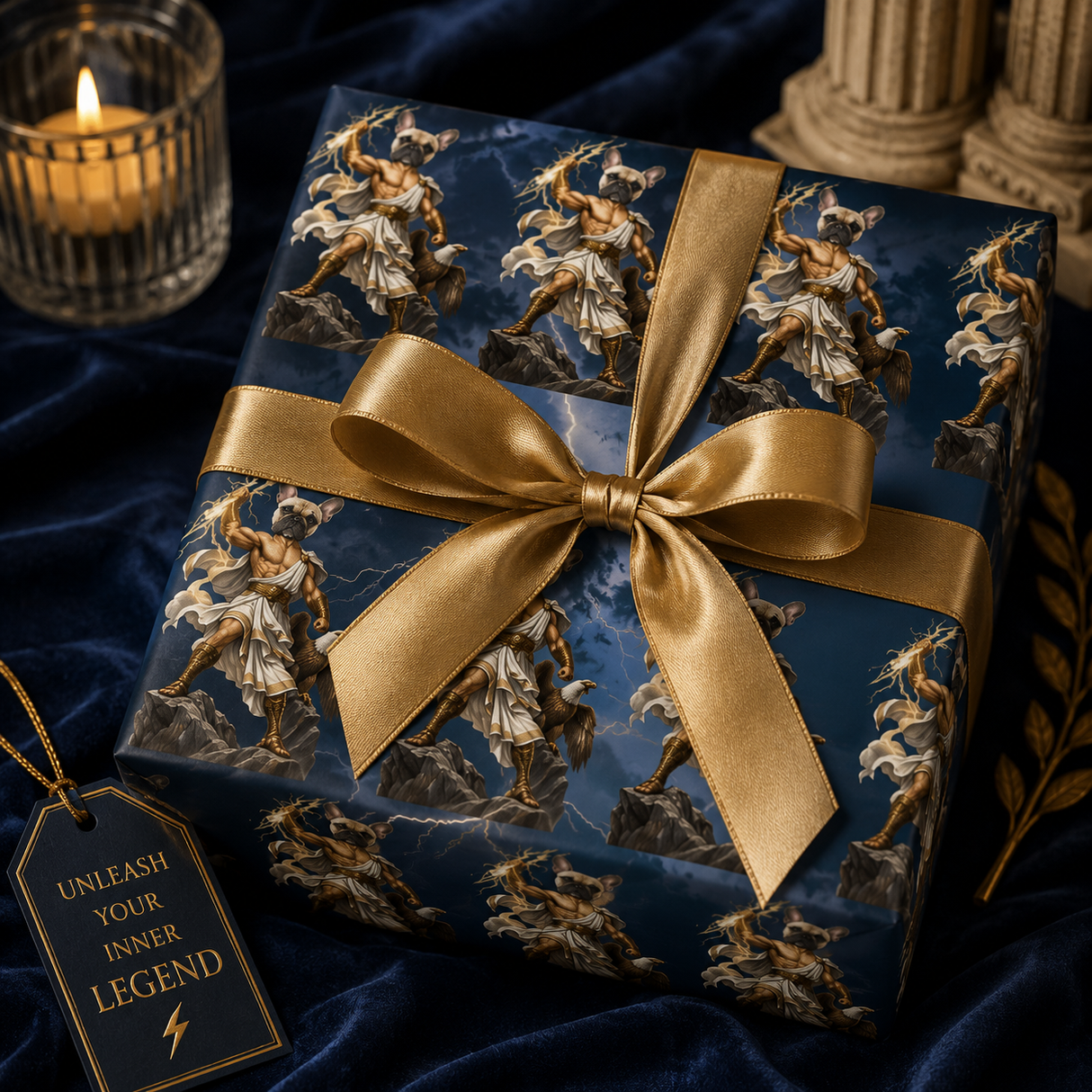 Personalized Zeus Wrapping Paper | Custom Gift Wrap