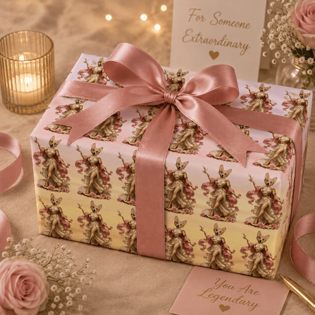 Personalized Aphrodite Wrapping Paper | Custom Gift Wrap - London Penny Gift Wrap