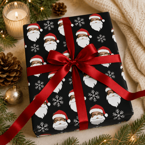 Personalized Santa 6FT Wrapping Paper | Custom Gift Wrap - London Penny Gift Wrap