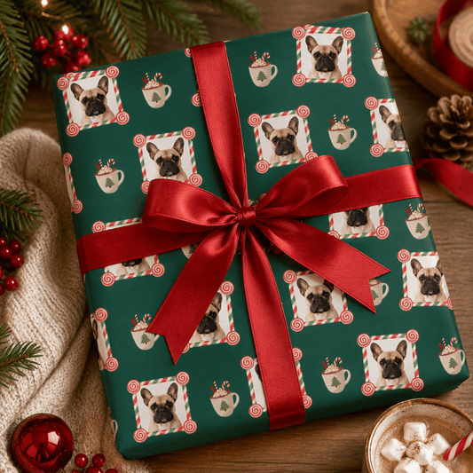 Personalized Holiday 6FT Wrapping Paper | Custom Gift Wrap - London Penny Gift Wrap
