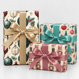 Christmas Keepsakes Wrapping Paper Bundle – 3 Roll Set