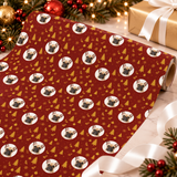 Personalized Crimson Canine Wrapping Paper | Custom Gift Wrap (Copy)