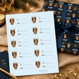 Personalized Crown Me Gift Tag Sticker Sheet - London Penny Gift Wrap