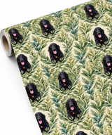Personalized Botanical Garden Wrapping Paper | Custom Gift Wrap