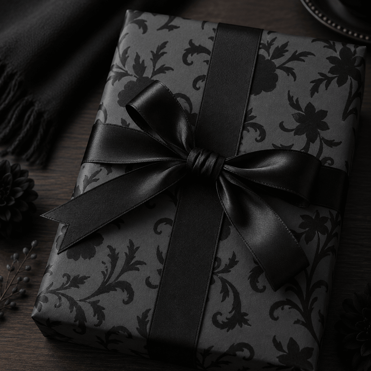 Obsidian Fleur - London Penny Gift Wrap