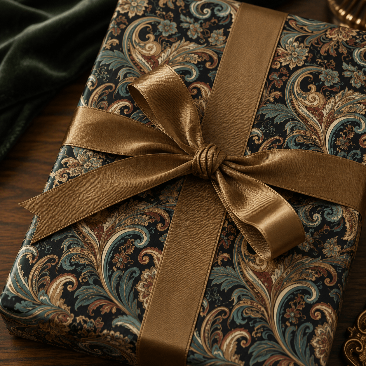 Midnight Baroque - London Penny Gift Wrap