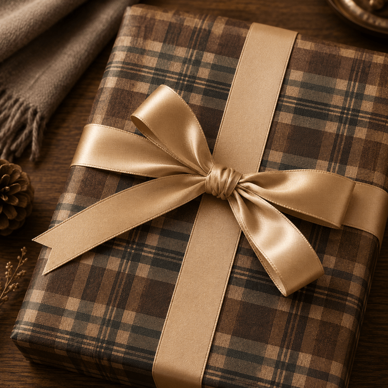 Vintage Flannel - London Penny Gift Wrap