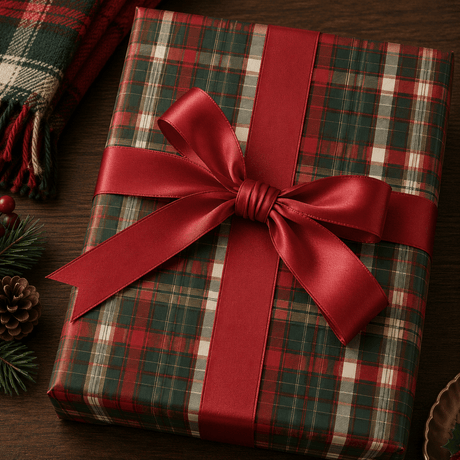 Evergreen Tartan - London Penny Gift Wrap