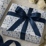 Personalized Porcelain Royale Wrapping Paper | Custom Gift Wrap - London Penny Gift Wrap