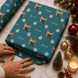 Personalized Dog Wrapping Paper | Custom Gift Wrap - London Penny Gift Wrap
