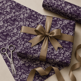 Personalized Ivory Lace Wrapping Paper | Custom Gift Wrap - London Penny Gift Wrap