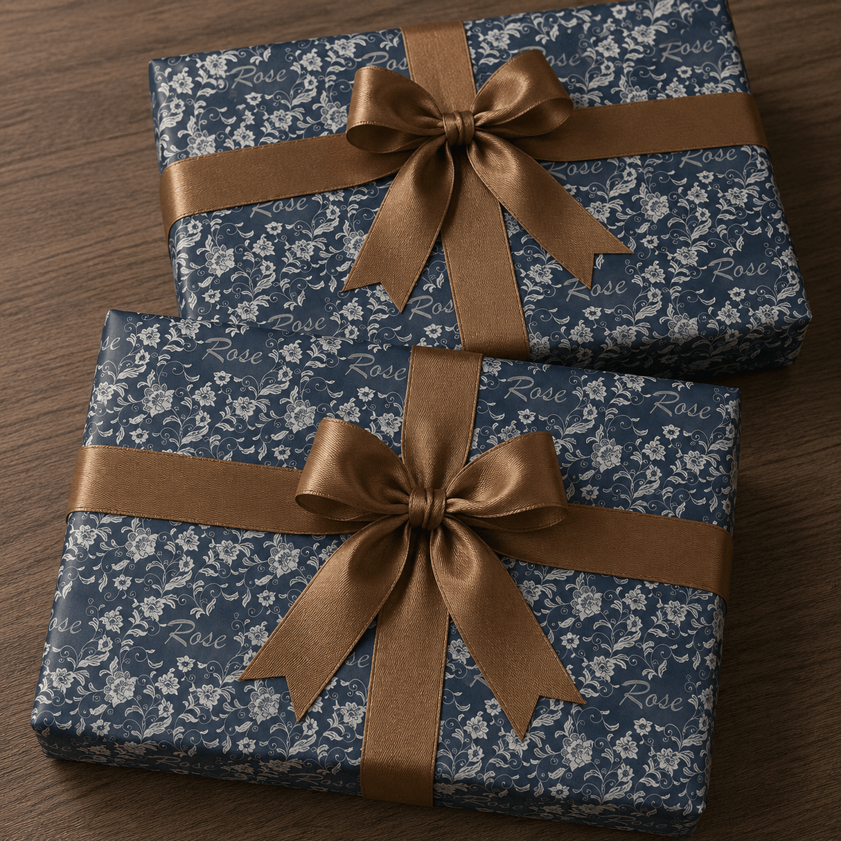 Personalized Ivory Lace Wrapping Paper | Custom Gift Wrap - London Penny Gift Wrap
