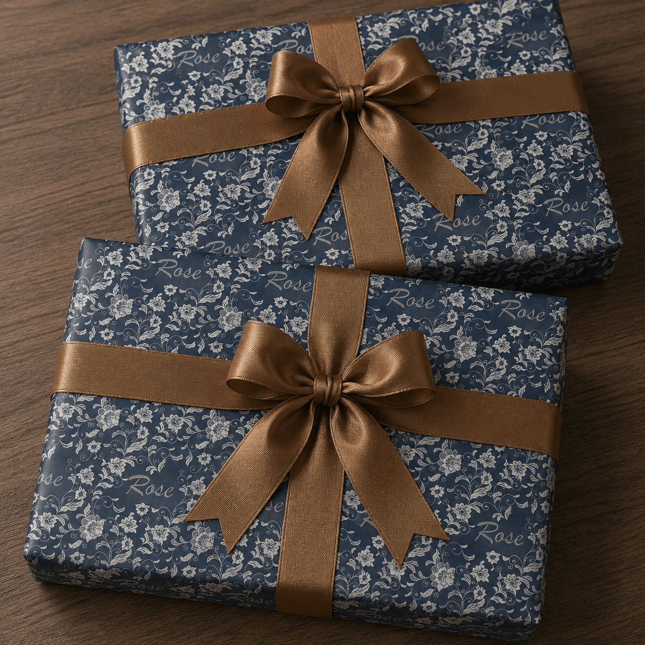 Personalized Ivory Lace Wrapping Paper | Custom Gift Wrap - London Penny Gift Wrap